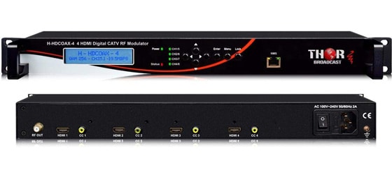 Thor Fiber 4 Channel HDMI Modulator QAM